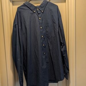 Men's Blue Button-Down Shirt